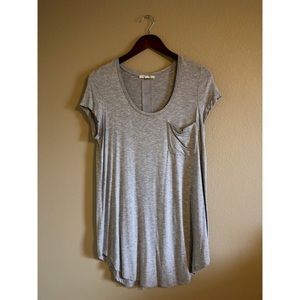 Gray Ribbon Tee